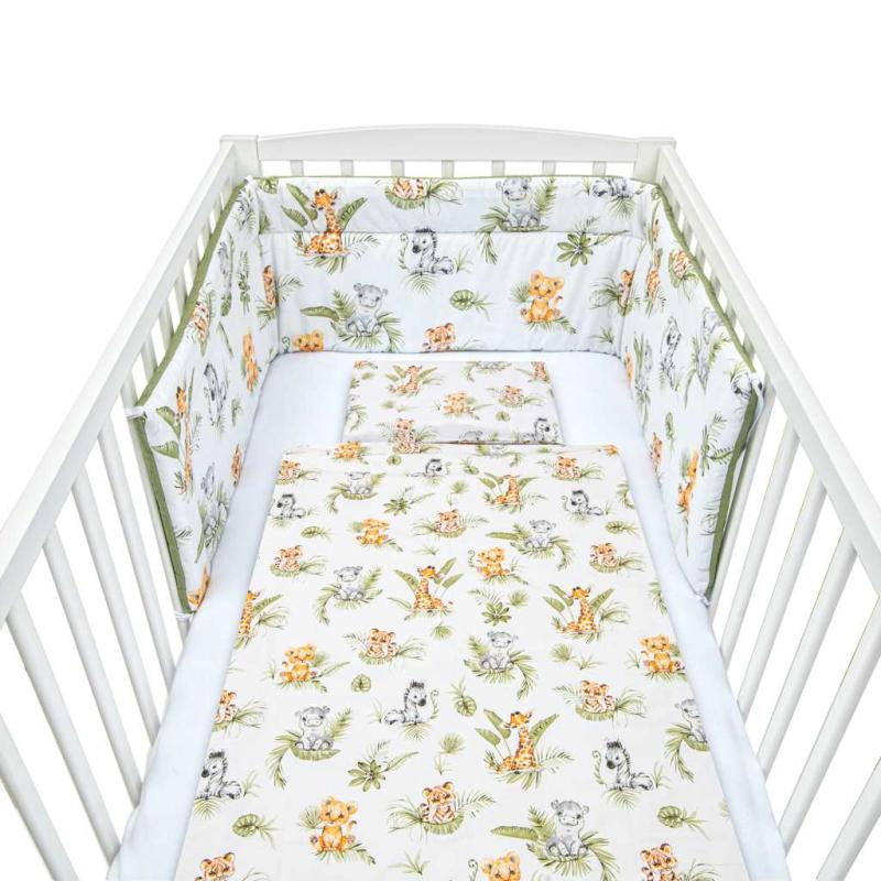 New Baby 3-dílné ložní povlečení 90/120 cm Jungle