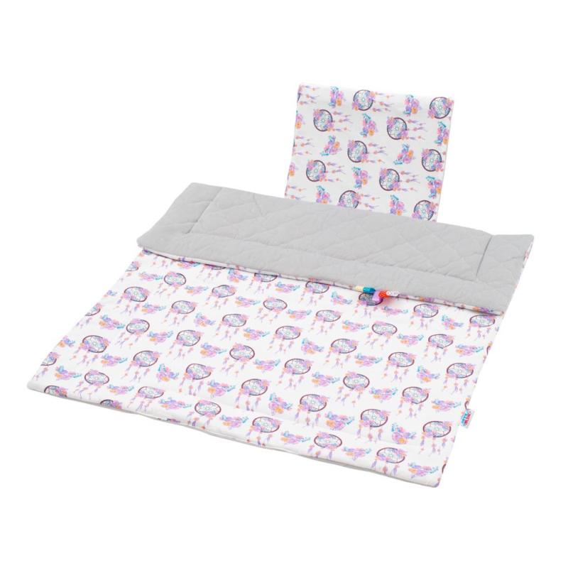 New Baby Oboustranný Set z Velvet do kočárku