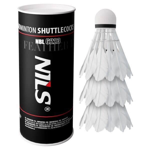 NILS Bedmintonové loptičky z peria NBL6223 s LED 3 ks
