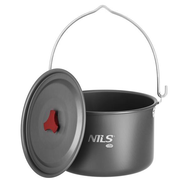 Nils Kempingový hrnec Camp NC17117 s pokličkou 4L