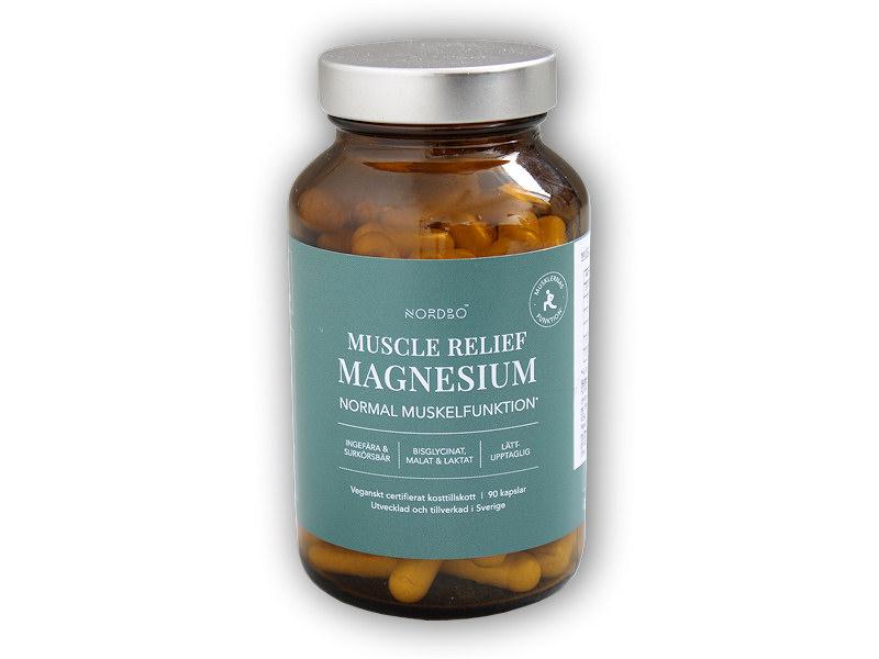 Nordbo Magnesium Muscle Relief 90 kapslí