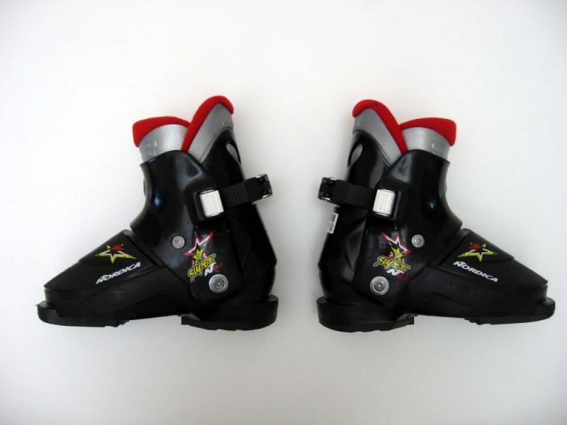 Nordica Dětské lyžáky - No.1 1 přezka černá 165 mm (VÝPRODEJ)