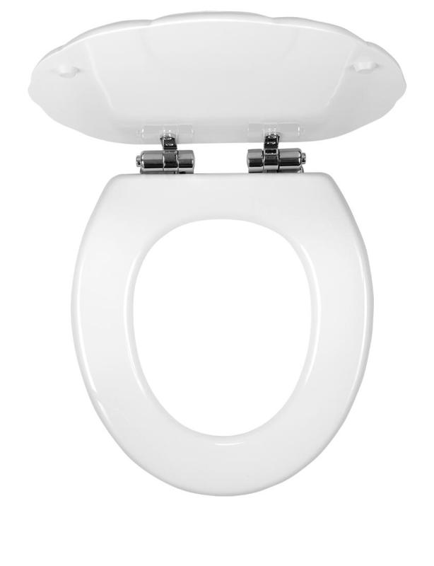 Novaservis Sedátko WC LYRA MUŠLE dřev., pomalu padající