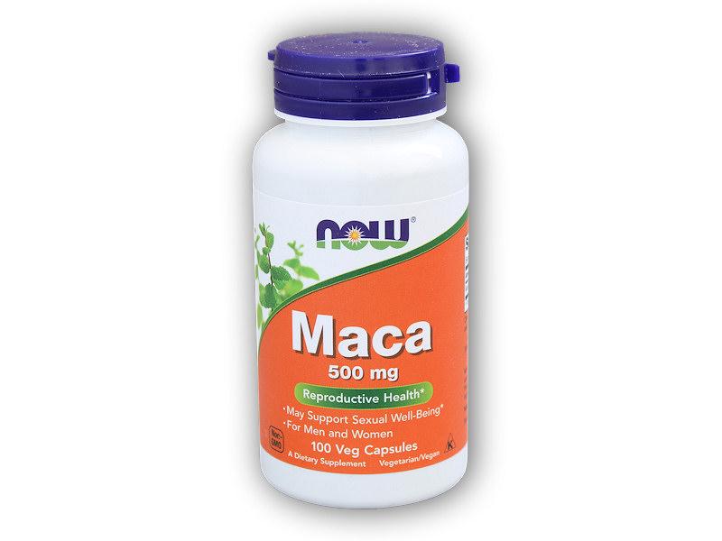 NOW Foods Maca řeřicha peruánská 500mg 100 kapslí