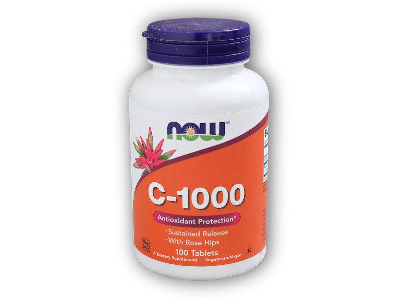 NOW Foods Vitamin C-1000 se šípkem 100 tablet