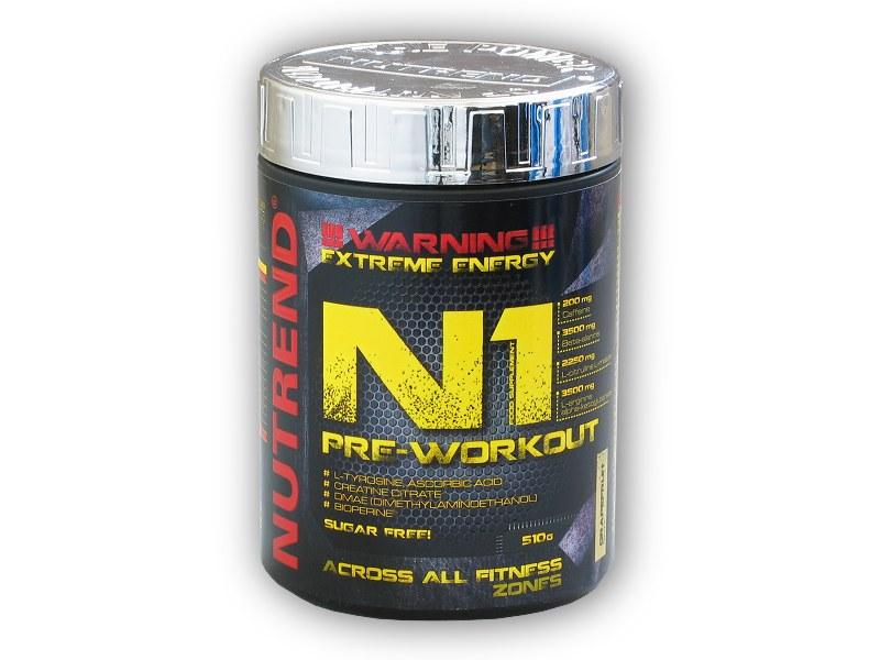 Levně Nutrend N1 Pre-Workout 510g - Červený pomeranč