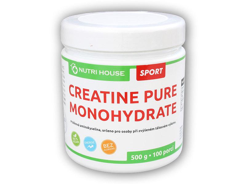 Levně Nutri House Creatine Monohydrate Pure 500g