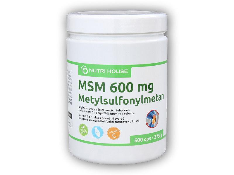 Nutri House MSM 500 kapsúl