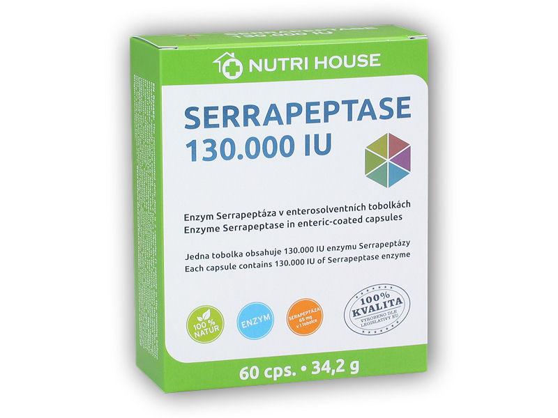 Levně Nutri House Serrapeptase 130.000 IU 60 kapslí