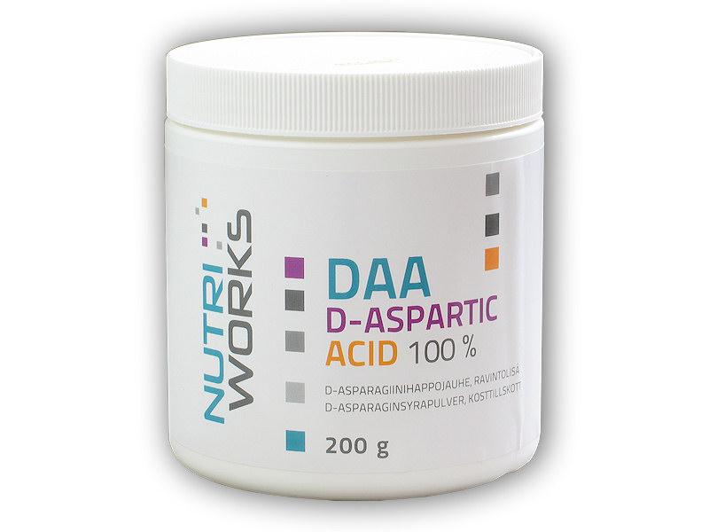 Nutri Works DAA D-aspartic Acid 100% 200g