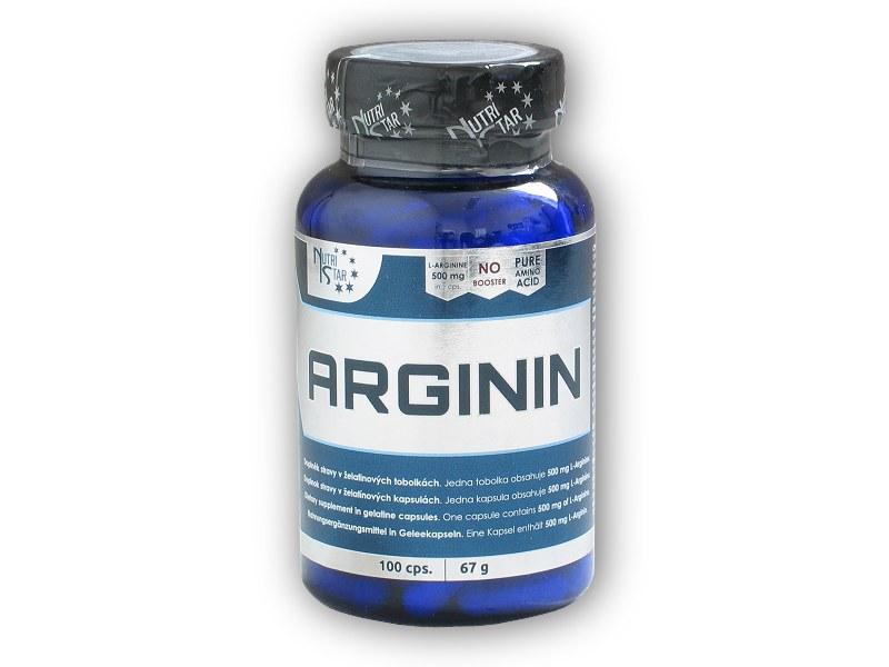 Nutristar Arginin 500 mg 100 kapslí