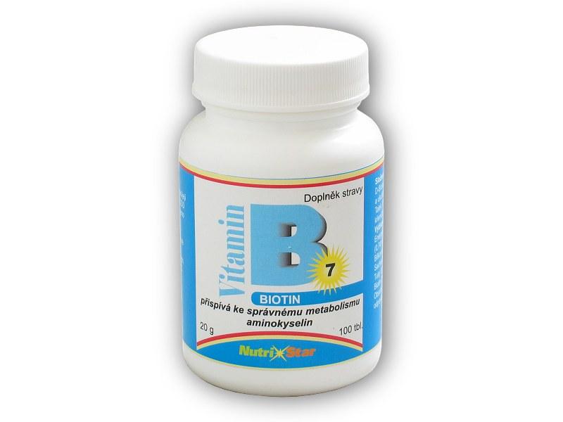 Nutristar Biotin vitamín B 7 500mcg 100 tablet