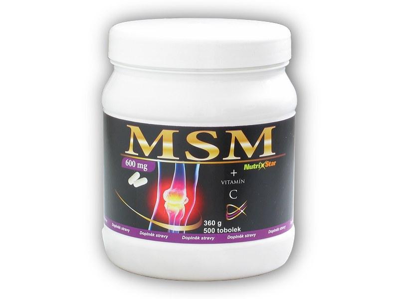 Nutristar MSM 600mg 500 kapsúl