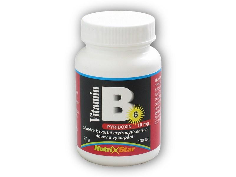 Levně Nutristar Pyridoxin vitamín B 6 10mg 100 tablet