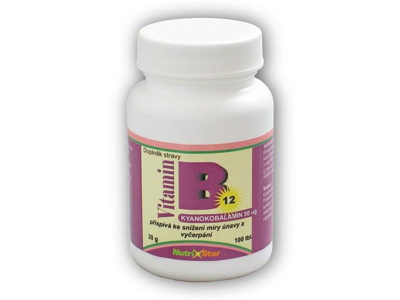 Levně Nutristar Vitamín B 12 50mcg 100 tablet