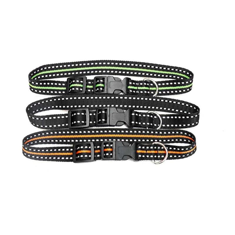 Obojek popruh reflexní prošivání 50 x 2 cm