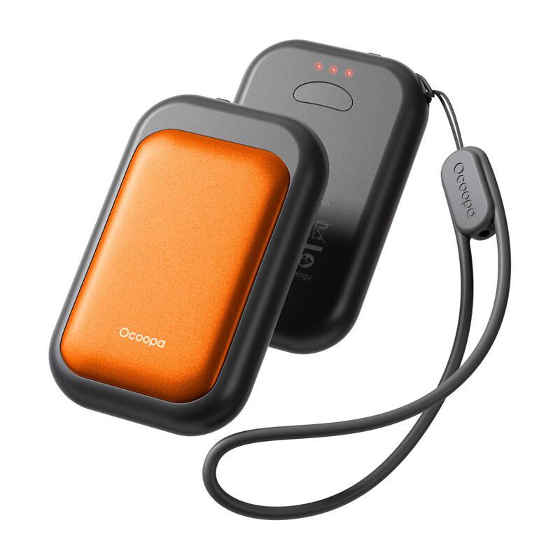 Ocoopa UT3056 černo-oranžové kapesní elektrické ohřívače rukou