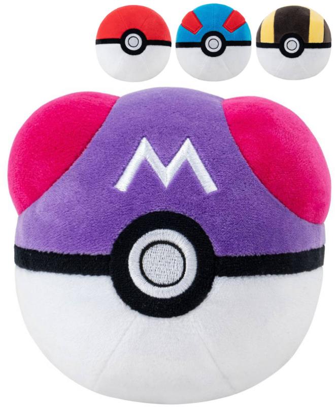 ORBICO PLYŠ Pokémon Poke Ball 4 druhy (plyšová hračka)