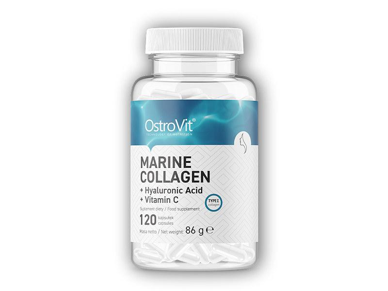 Ostrovit Marine collagen + kyselina hyalurónová vitamín C 120 kapsúl