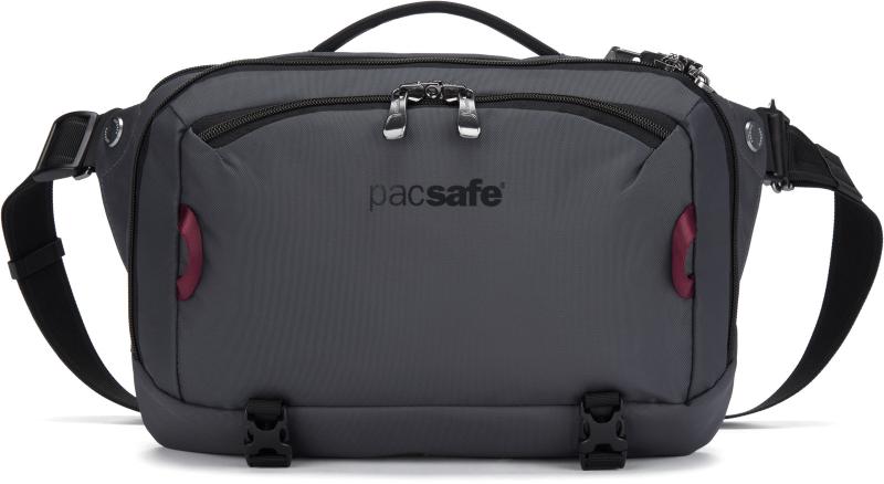 Pacsafe EXP 12 SLING slate bezpečnostná ľadvinka + zľava 500,- na príslušenstvo