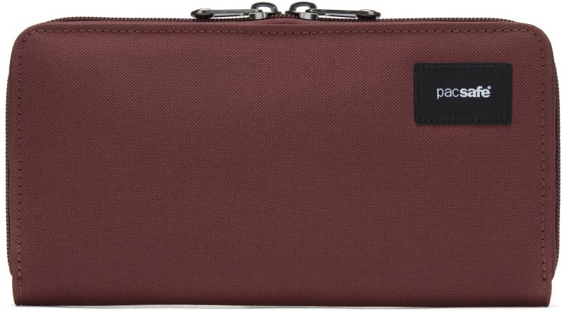 Pacsafe Peňaženka RFIDSAFE CONTINENTAL WALLET garnet red