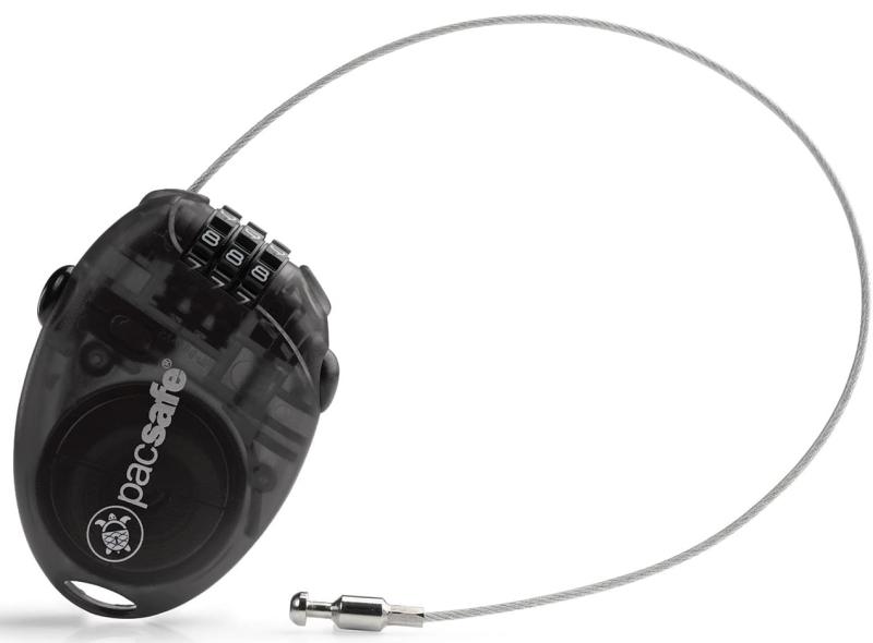 Pacsafe Zámok RETRACTASAFE 100 3-DIAL CABLE LOCK