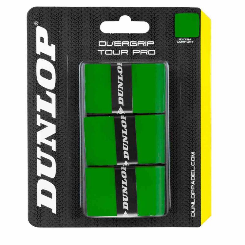 Levně Padel omotávky DUNLOP PRO TOUR OverGrip zelený