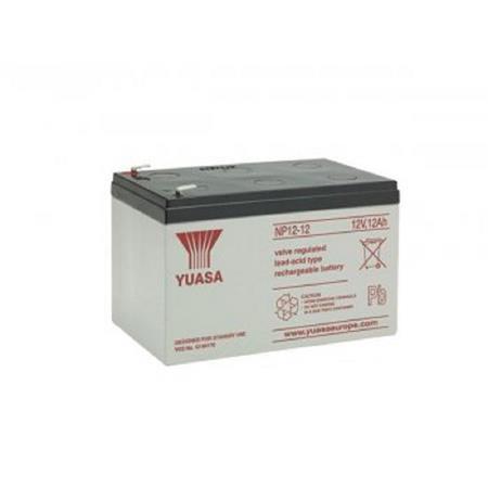 Fukawa YUASA NP12-12 (12V 12Ah faston F2-6,3mm životnost 5let)