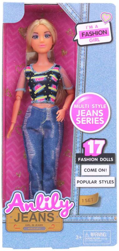 Panenka Anlili v kalhotách fashion obleček džínová móda