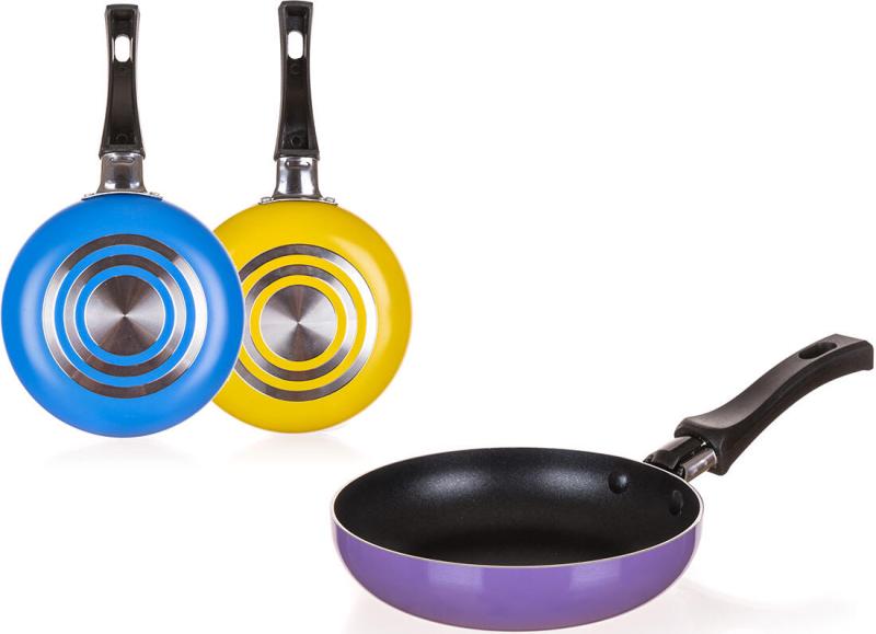 Pánev 14x3cm NATURA nepřiln.povrch mix barev