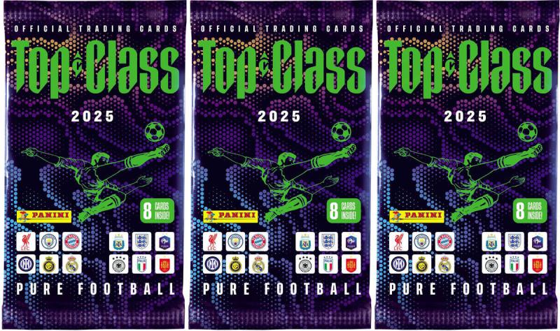 PANINI TOP CLASS 2025 Starter set album + 4x booster sběratelské karty v sáčku Netmarket.cz