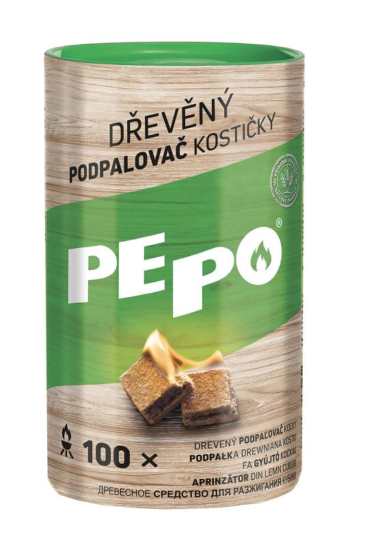 Pe-po Podpalovač kostičky dřevěné (100ks)