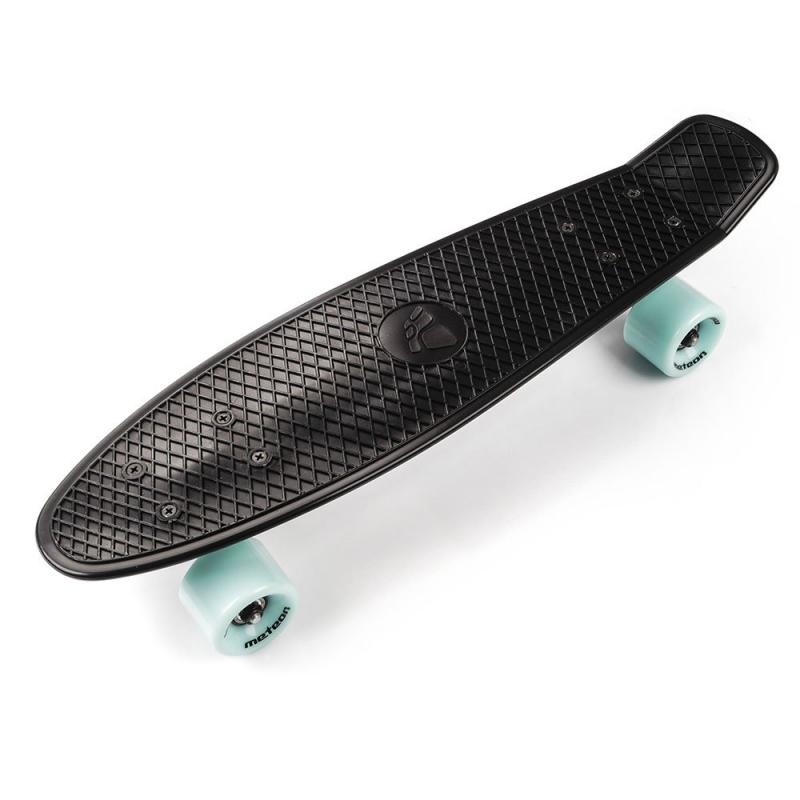 Meteor 56 cm AL truck čierny - mätový pennyboard
