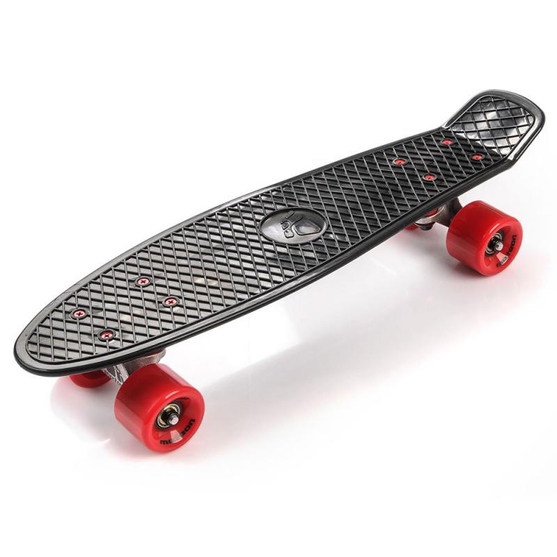 Levně Meteor MTR 56 cm AL truck černo - červený pennyboard