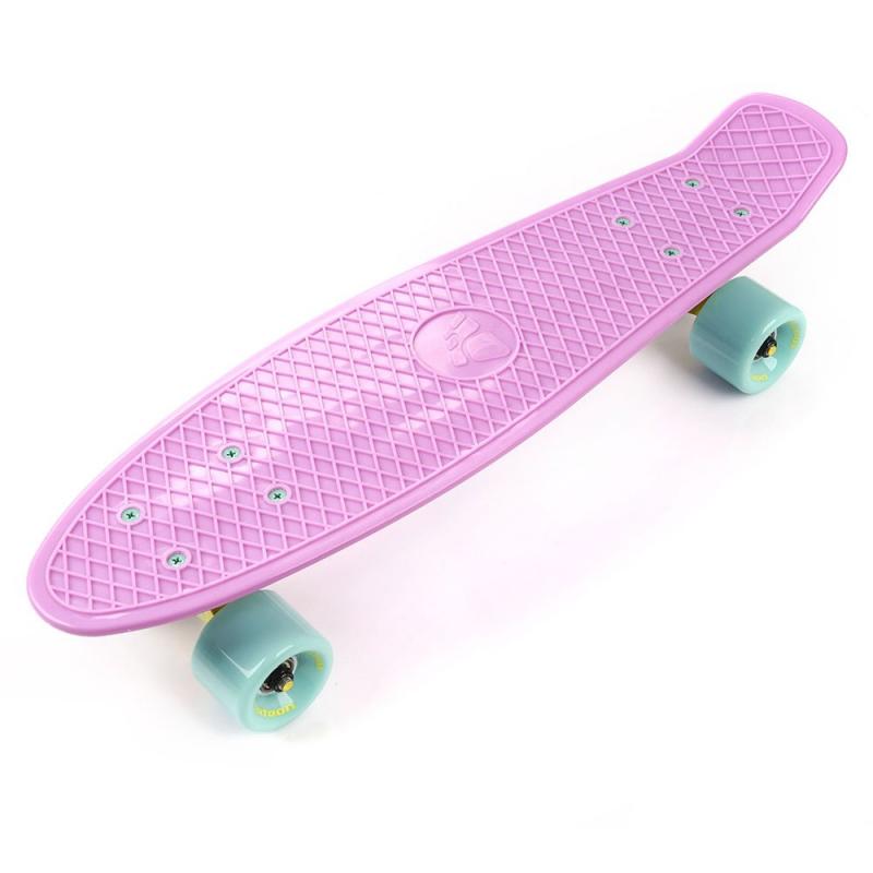 Meteor 56 cm AL truck růžový - mátový Pennyboard