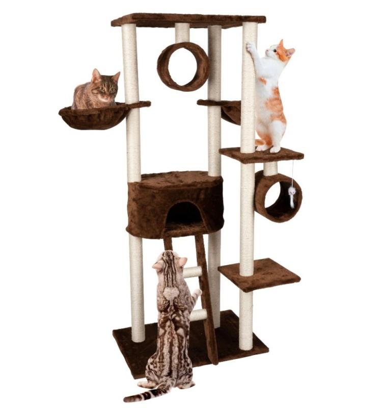 Pet Comfort Škrábadlo pro kočky s pelíškem 165 cm