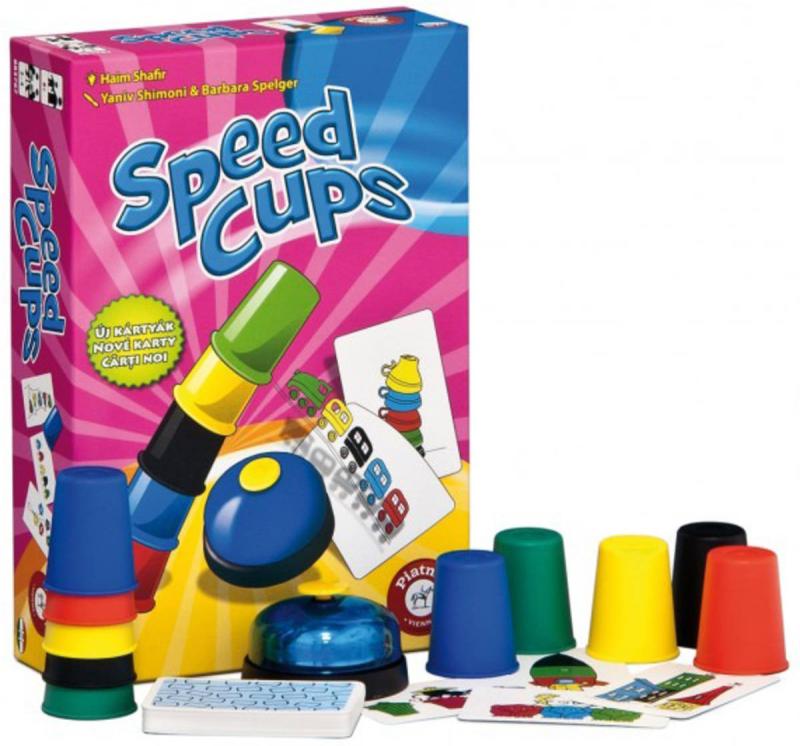 Piatnik Hra Speed Cups zábava s kalíšky (společenská hra)