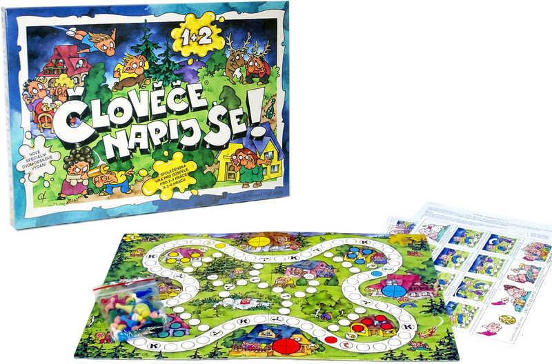 PILGR Hra Člověče,NAPIJ SE I+II new (společenská hra)