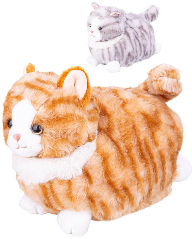 PLYŠ Kočka ležící 25cm Take Me Home 2 barvy (plyšová hračka)
