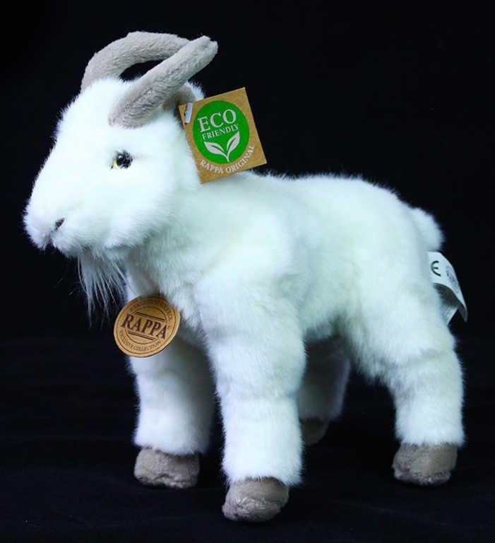 PLYŠ Kozel bílá koza 20cm Eco-Friendly (plyšová hračka)