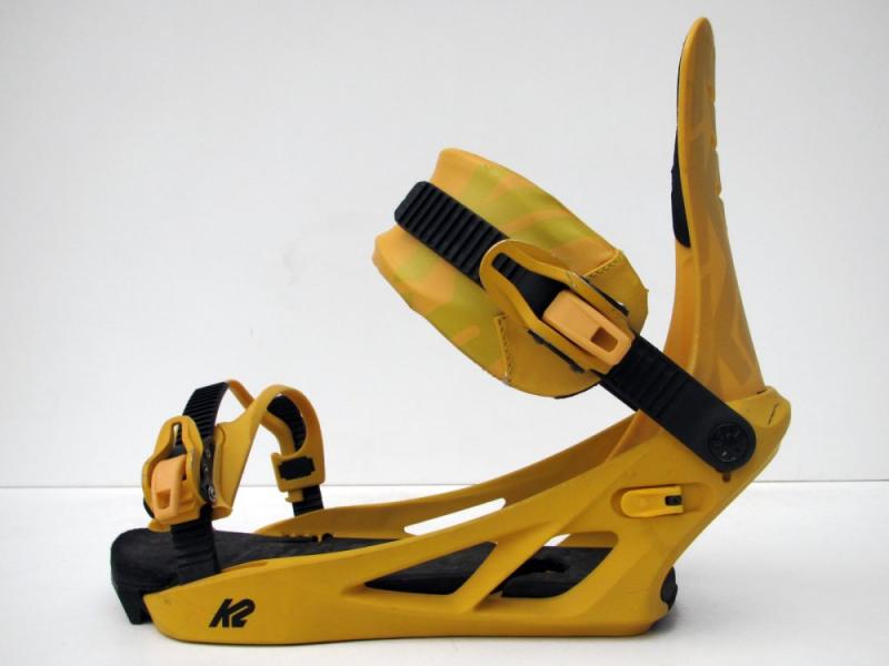 K2 vel. XL žlté použité snowboardové viazanie