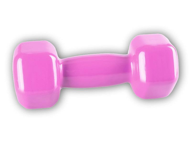 Power System Jednoručka Vinyl Dumbell 2kg purple