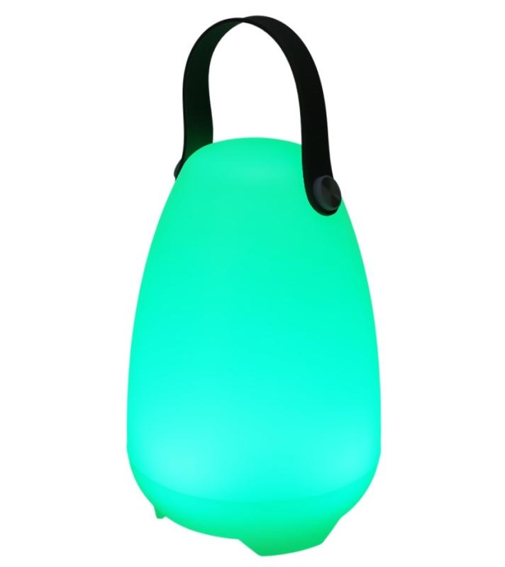 Progarden Nabíjecí lampa kempingová venkovní s ovladačem RGB 21 cm