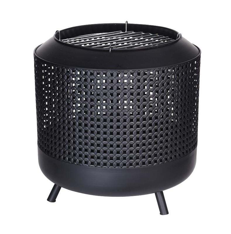 Progarden Ohniště s grilovacím roštem ocelové 50 x 50 cm