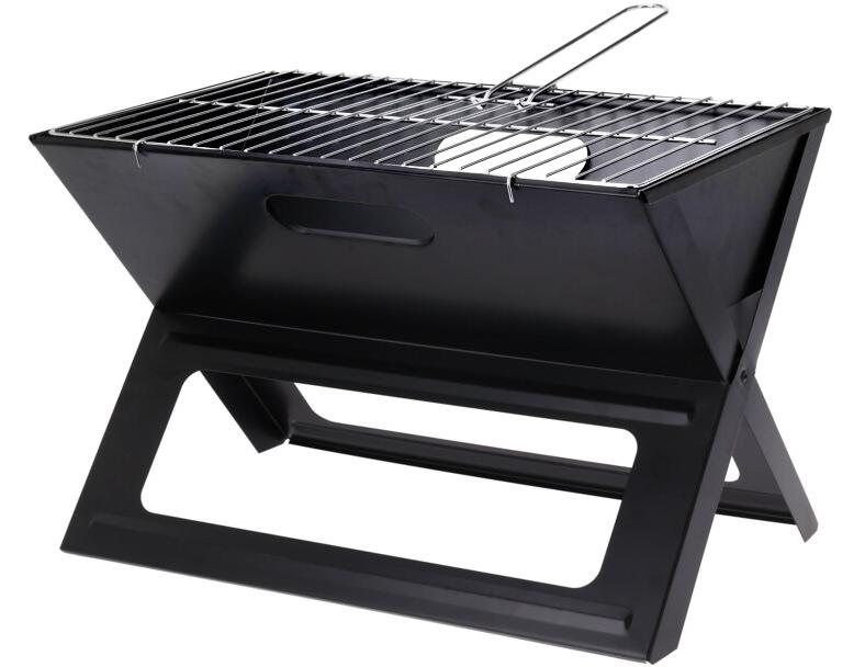 Progarden Přenosný gril na dřevěné uhlí skládací 45 x 35 cm