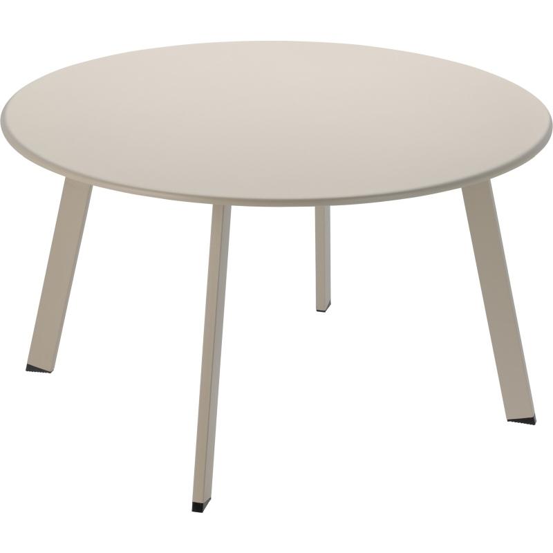 Progarden Zahradní stůl kulatý 70 cm matná krémová