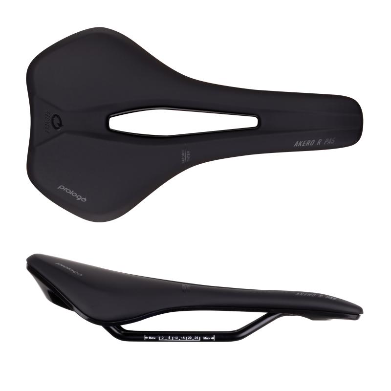 PROLOGO Sedlo AKERO R PAS RECYCLED STEEL 150, čierne