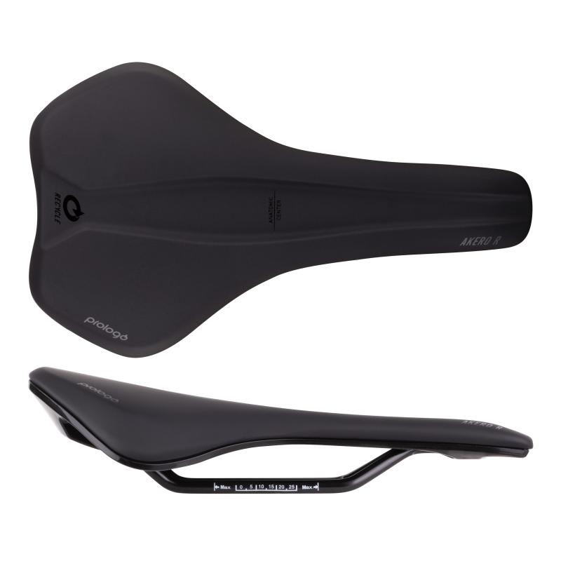 PROLOGO Sedlo AKERO R RECYCLED STEEL 150, černé
