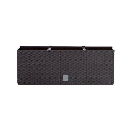 Prosperplast Samozavlažovací květináč Rato Case 51,4 x 19 x 18,6 cm hnědý