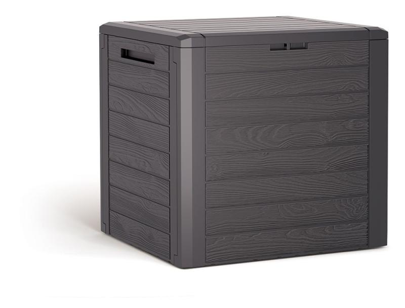 Prosperplast Zahradní box WOODEBOX hnědý 140L